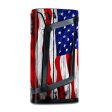 American Flag On Wood Smok Alien 220W Skin For Sale