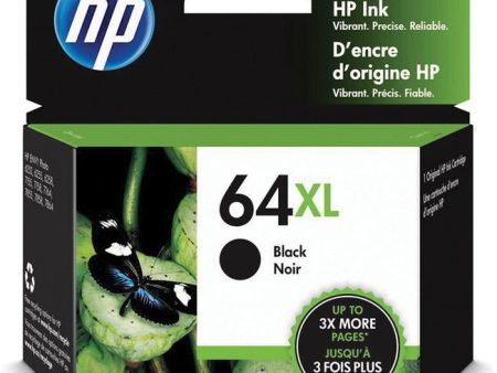 HP 64XL Ink Cartridge - Black Hot on Sale