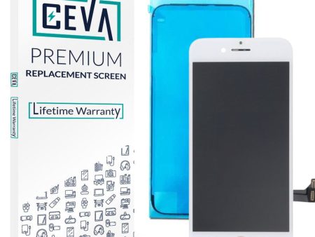 For Apple iPhone 8   SE2 (2020) Replacement In-Cell LCD Screen (White) - CEVA Premium (True Tone Compatible) For Discount