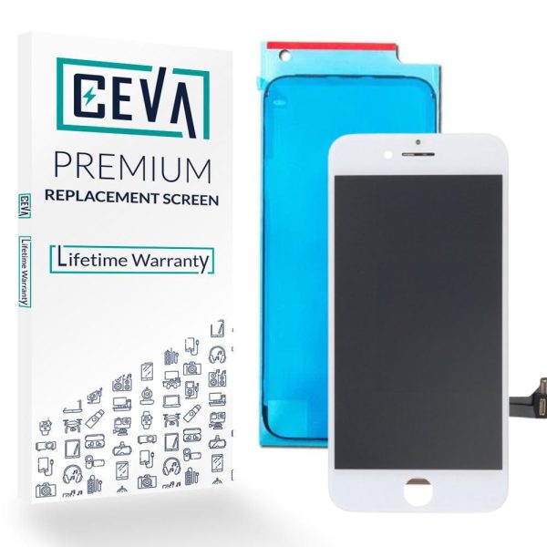 For Apple iPhone 8   SE2 (2020) Replacement In-Cell LCD Screen (White) - CEVA Premium (True Tone Compatible) For Discount