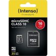 Intenso 16GB Class 10 Micro SD Card (SD Adaptor Included) Sale