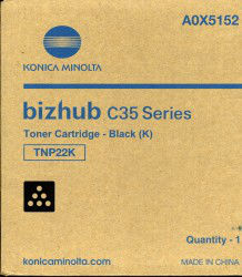 Black Toner Cartridge TNP-22KKonica Minolta For Sale