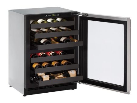 2224zwc 24  Dual-zone Wine Refrigerator With Stainless Frame Finish and Field Reversible Door Swing (115 V 60 Hz) Online Sale